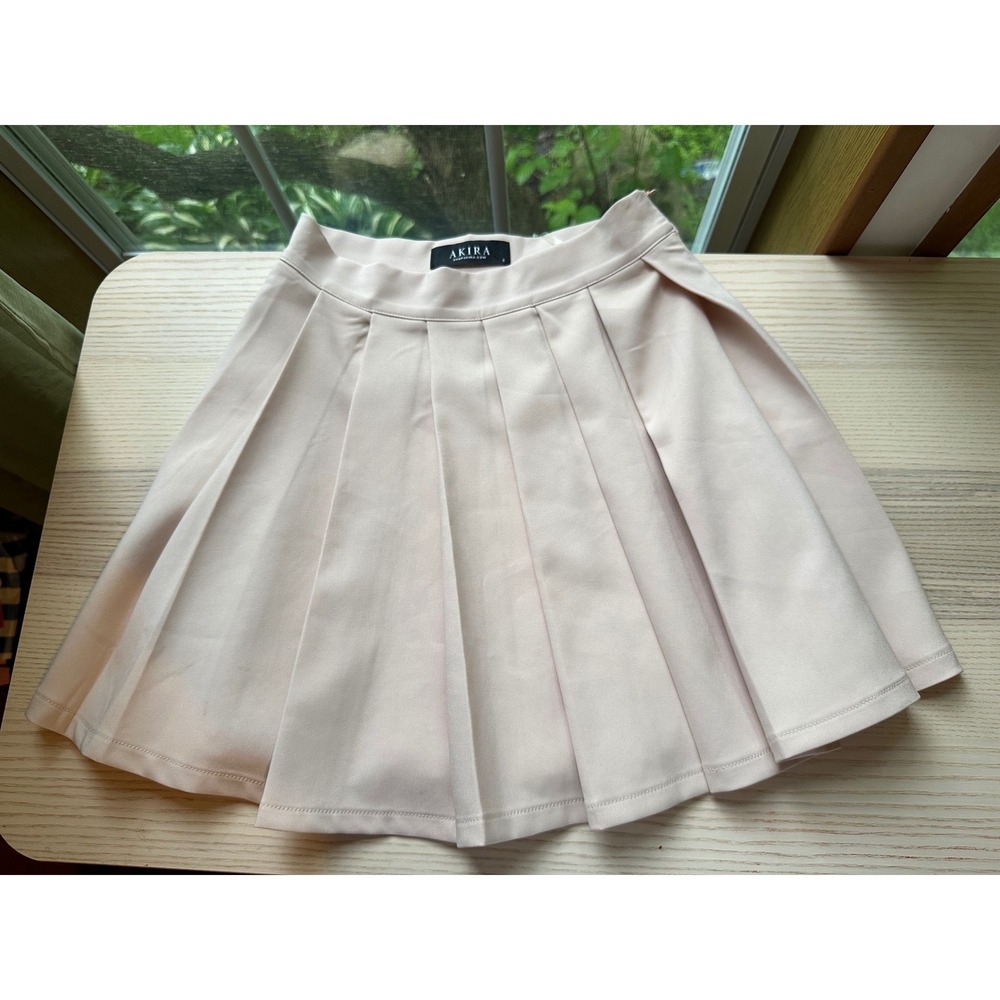 Akira Pink Pleated Mini Skirt High Waisted Preppy School Girl Style fairycore